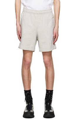 MISBHV Grey Cotton Shorts