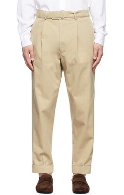 Officine Générale Beige Hugo Trousers