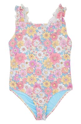 Feather 4 Arrow Lola Floral Print One-Piece Swimsuit in Flower Power