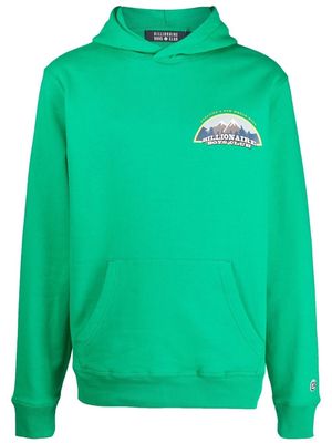 Billionaire Boys Club graphic-print pullover hoodie - Green