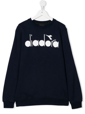 Diadora Junior TEEN Felpa Ragazzoblu sweatshirt - Blue