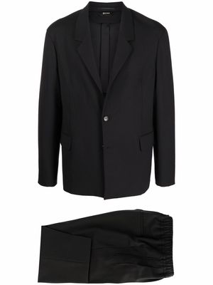 Zegna single-breasted suit - Black