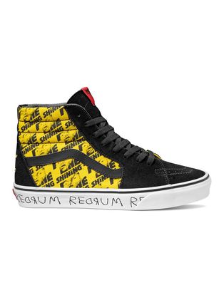 Vans x The Shining SK8-Hi sneakers in black/yellow