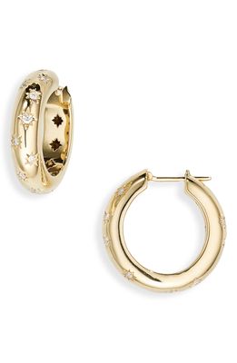 Temple St. Clair Cosmos 18K Diamond Hoop Earrings in Diamonds 18K Gold