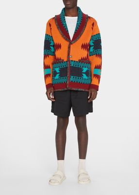 Men's Icon Jacquard Cardigan Sweater