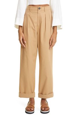 Mara Hoffman Monte Recyled Cotton Trousers in Khaki