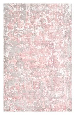 Solo Rugs Blush Handmade Area Rug in Pink