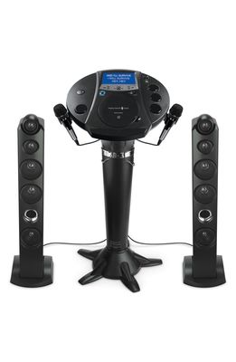 Singing Machine ISM1030BT Stand-Up Bluetooth Karaoke Machine in Black