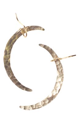 Nashelle Crescent Moon Earrings in Gold