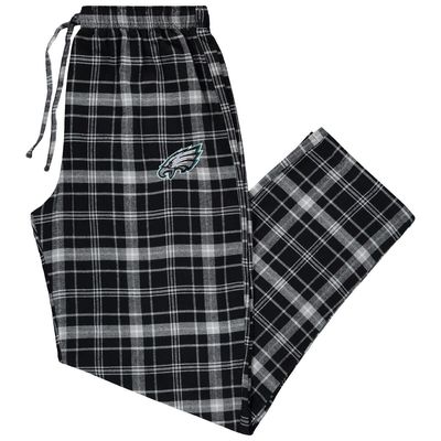 Men's Concepts Sport Black/Charcoal Philadelphia Eagles Big & Tall Ultimate Pants