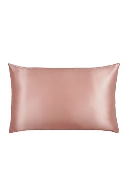 BLISSY Mulberry Silk Pillowcase in Rose Gold