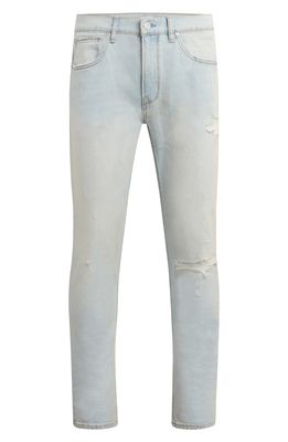 Hudson Jeans Zack Ripped Skinny Fit Jeans in Suncliff