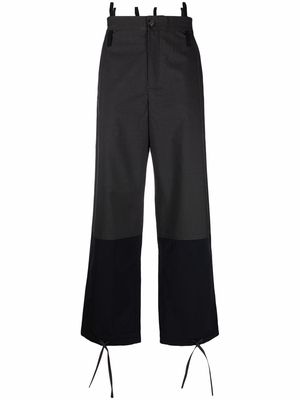 Jacquemus panelled loose-fit trousers - Grey