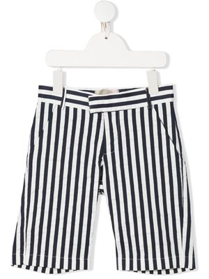 ELIE SAAB JUNIOR TEEN striped tailored shorts - White
