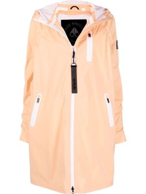 Moose Knuckles zip-up mid-length jacket - Orange