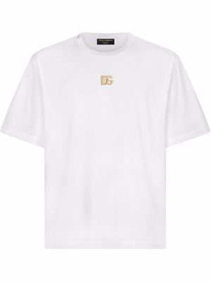 Dolce & Gabbana DG logo cotton T-shirt - White
