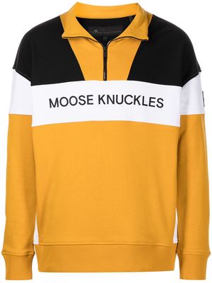 Moose Knuckles North Palm zipped sweatshirt - Yellow