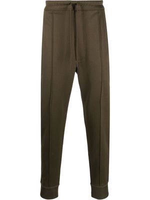 TOM FORD drawstring-waist cuffed trousers - Green