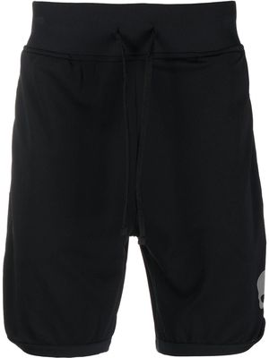 Hydrogen logo drawstring shorts - Black