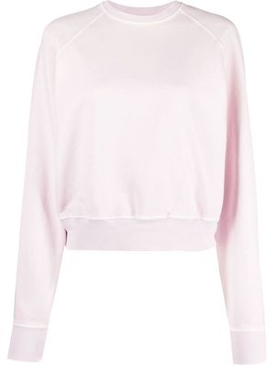 There Was One crew-neck fleece sweatshirt - Pink