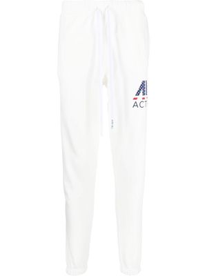 Autry logo drawstring tracksuit bottoms - White