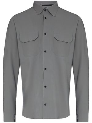 GR10K double-pocket long-sleeve shirt - Grey