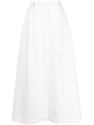 P.A.R.O.S.H. A-line long skirt - White