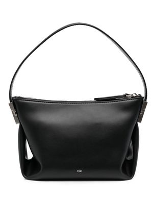 Osoi Bean leather shoulder bag - Black