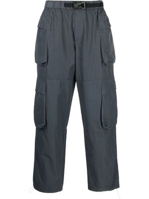Bonsai straight-leg cargo trousers - Blue