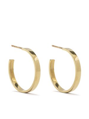 Jennifer Meyer 18kt yellow gold small Ellen flat hoop earrings