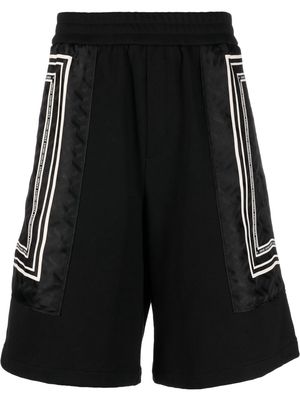 Versace La Greca print logo-print shorts - Black