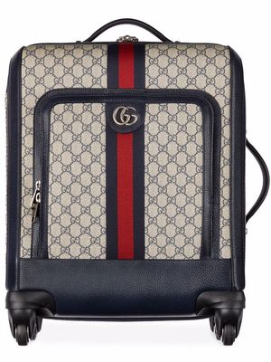 Gucci mini Ophidia GG Supreme luggage - Blue