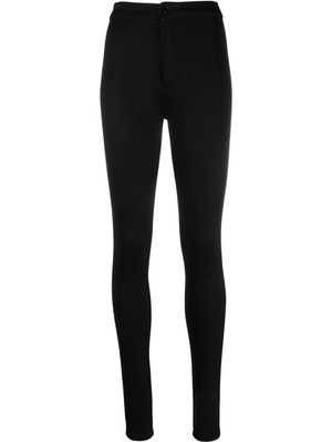 Saint Laurent skinny-fit jersey trousers - Black