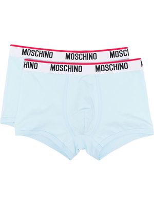 Moschino logo-waistband boxer pack - Blue