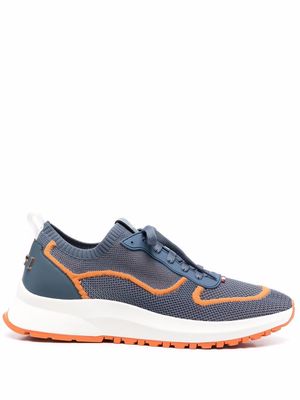 Bally Davyn contrast-trimmed mesh sneakers - Blue