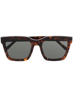 Retrosuperfuture tortoiseshell-effect square sunglasses - Brown