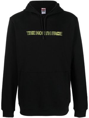 The North Face logo print hoodie - Black