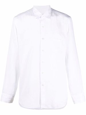 PENINSULA SWIMWEAR pointed-collar button-up shirt - White
