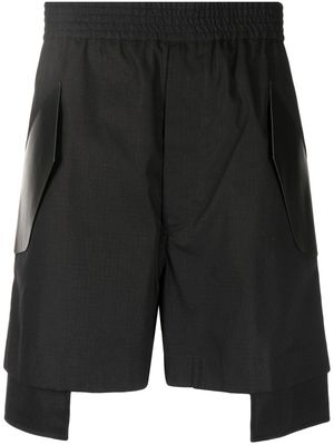 1017 ALYX 9SM oversized flap-pocket shorts - Black
