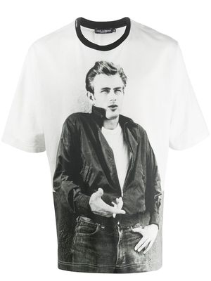 Dolce & Gabbana James Dean print T-shirt - White
