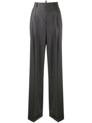 Dsquared2 wide leg tailored trousers - Grey