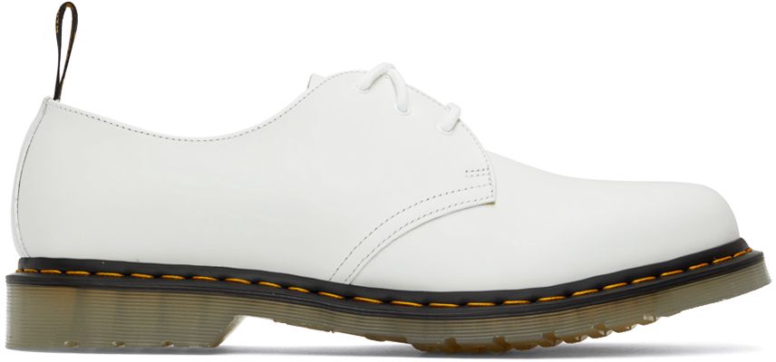 Dr. Martens White 1461 Iced Smooth Leather Oxfords