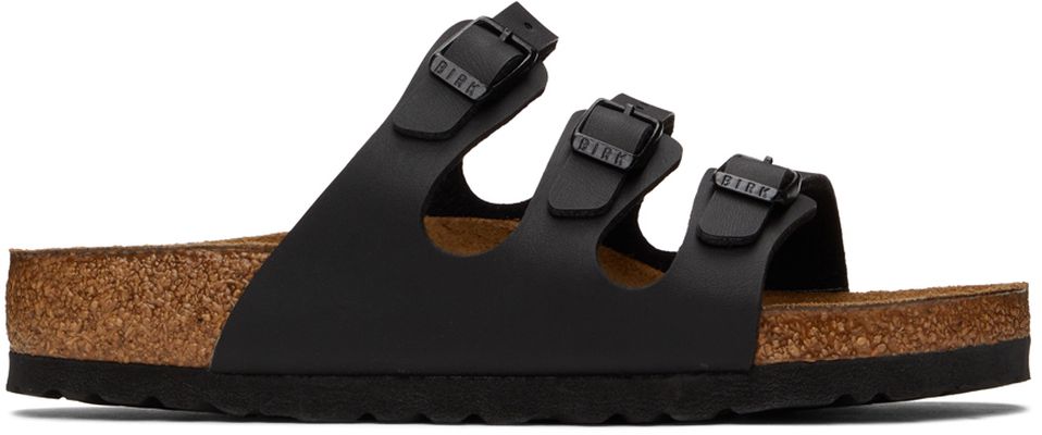 Birkenstock Black Soft Footbed Florida Sandals