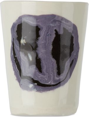 Dum Keramik Off-White Psychadelic Smiley Face Mug