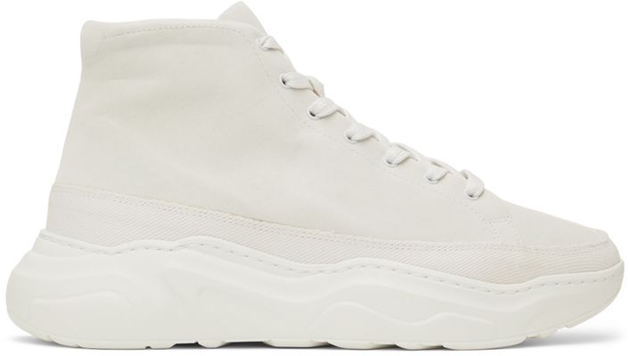 Phileo SSENSE Exclusive White 001 Essentiel Mid Sneakers
