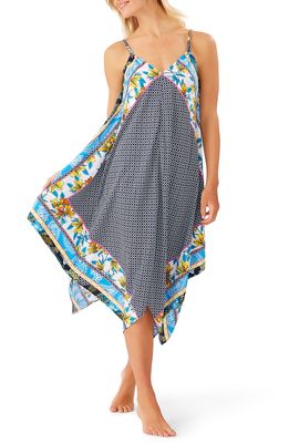 Tommy Bahama Sun Lilies Scarf Sundress in Mare Navy