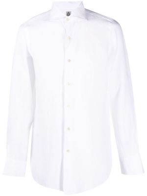 Finamore 1925 Napoli collared linen shirt - White