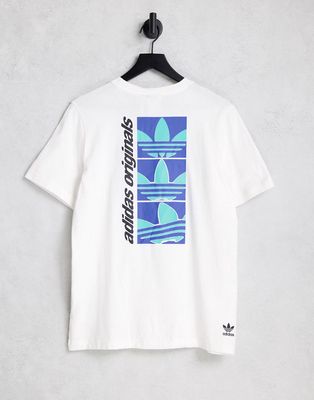 adidas Originals Yung Z T-shirt in white with back print