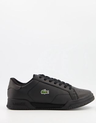 Lacoste Twin Serve 0721 2 Sneakers In Black