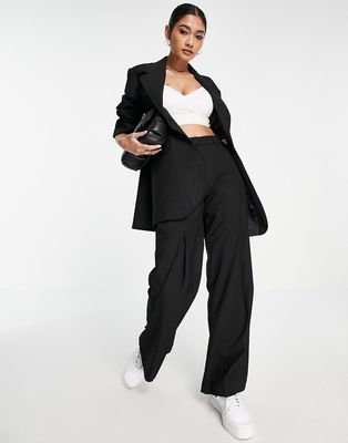 Selected Femme tailored flared suit pants in black - part of a set